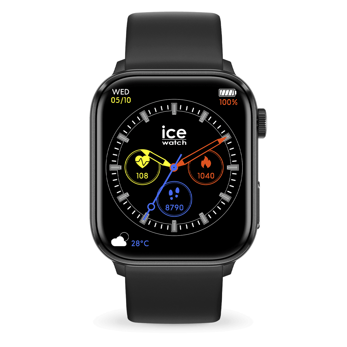 Relógio de pulso ICE Watch smart 2.0 - Black - 1.96 AMOLED