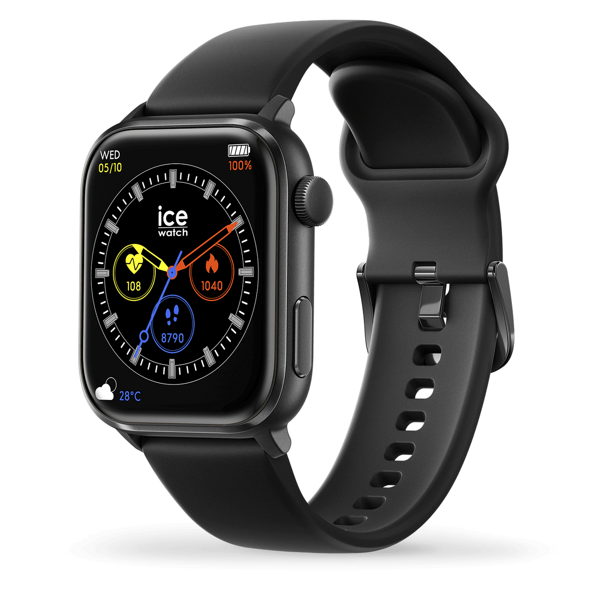 Relógio de pulso ICE Watch smart 2.0 - Black - 1.96 AMOLED