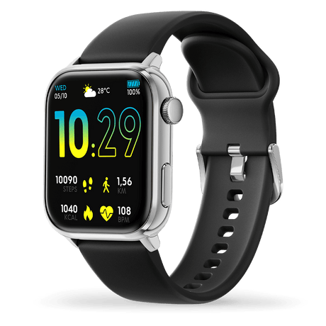 Relógio de pulso ICE Watch smart 2.0 - Silver - Black - 1.96 AMOLED