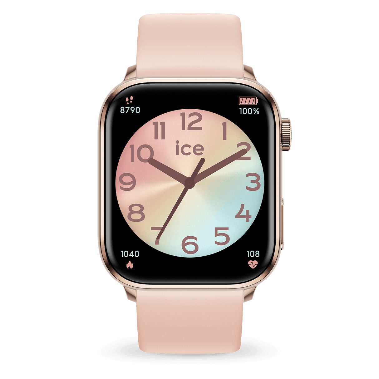 Relógio de pulso ICE Watch smart 2.0 - Rose gold - Nude - 1.96 AMOLED