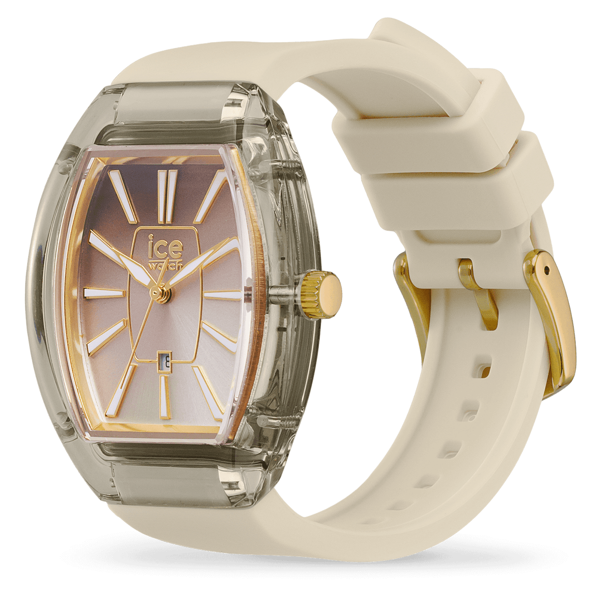 Relógio de pulso ICE Watch boliday - Dome - Almond skin sunset - Small - 3H+D