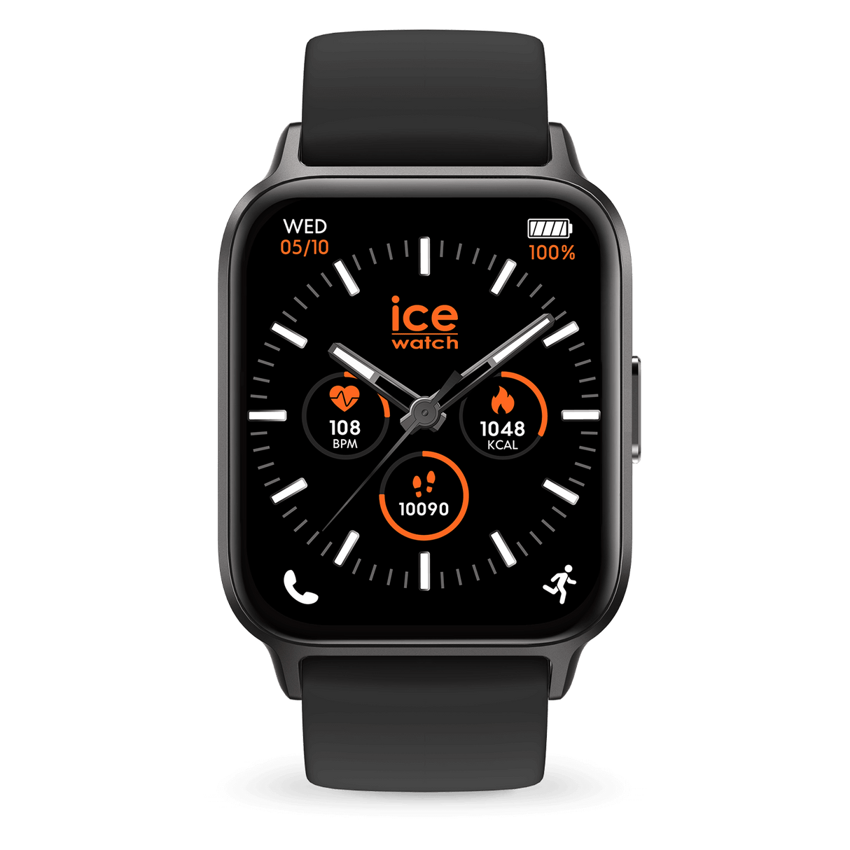 Relógio de pulso ICE Watch fit 1.0 - Black - 1.78 AMOLED - GPS