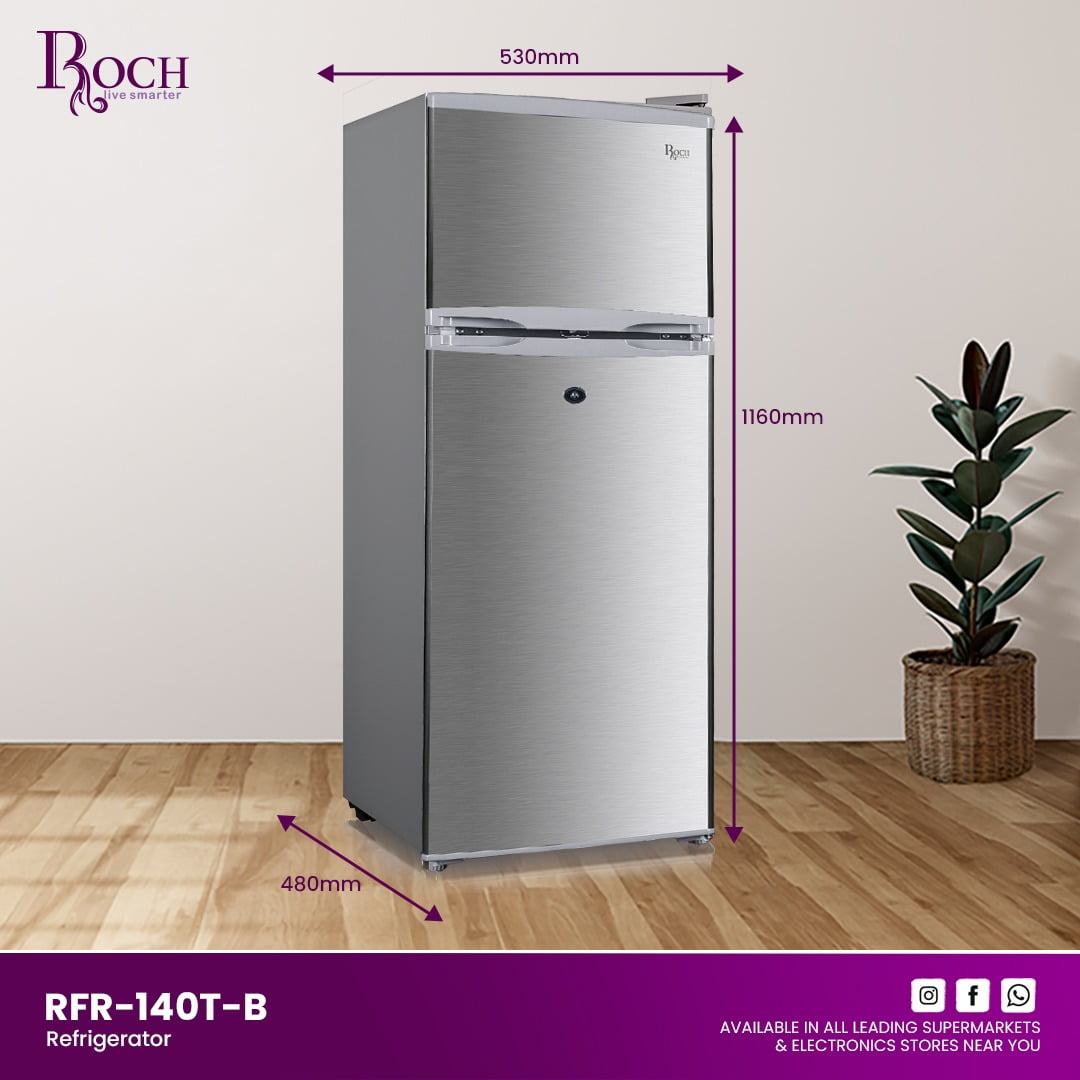 Refrigeradores ROCH 140 Ltrs. (RFR-140T-B)