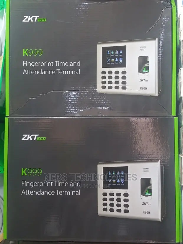 Fingerprint Time and Attendance terminal - Ponto Electronico ZKT ECO K999