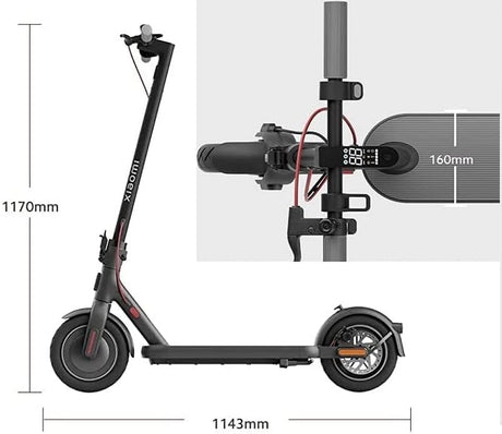 NINEBOT ELETRICO SCOOTER 150W POWER, 20KM RANGE, FOLDABLE, SPEED 16KM/H, LED LIGHTS, IPX4