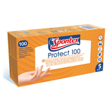 Luvas de vinil Spontex de Protecteção 100 unid., tamanho S