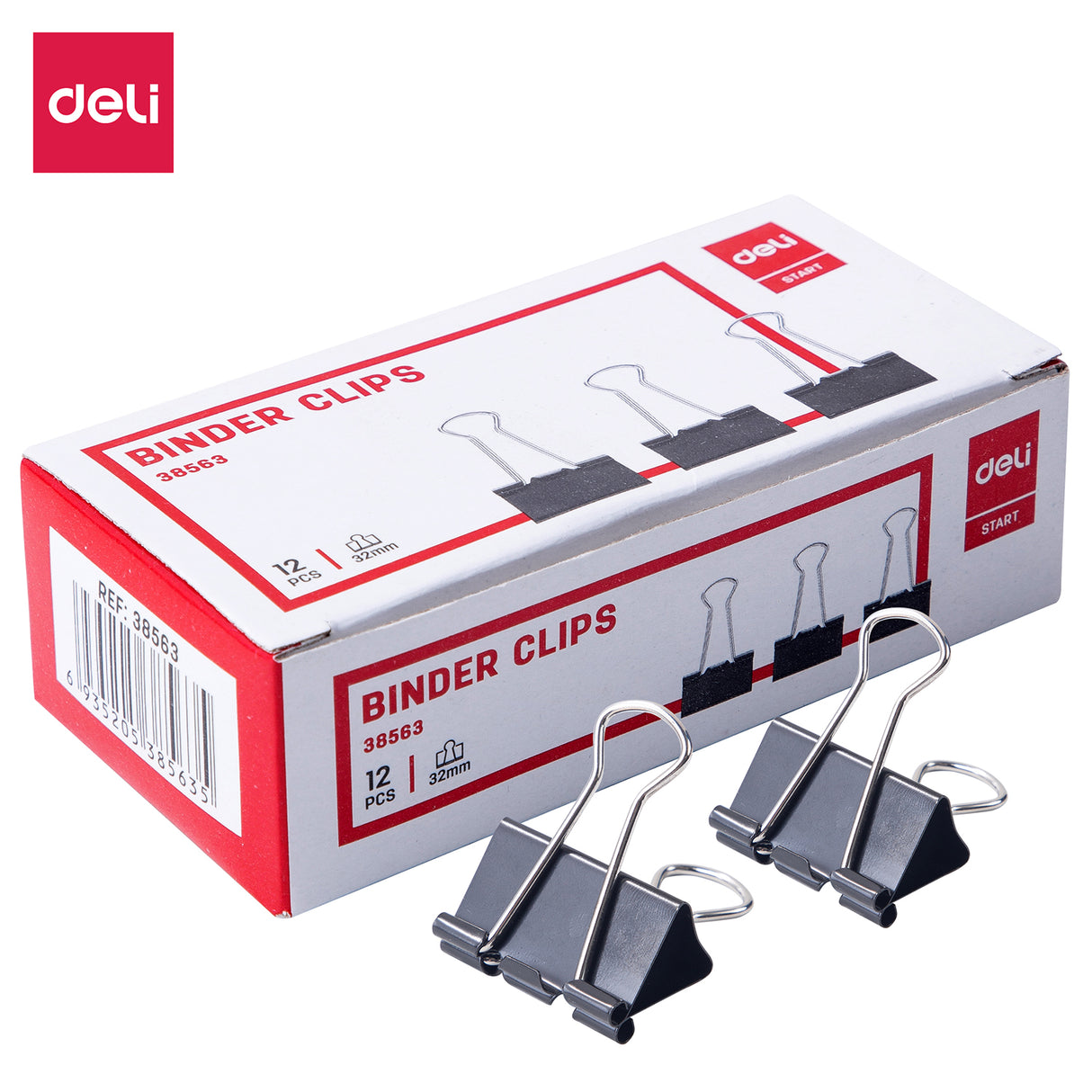 Clips Deli E38563 32 mm