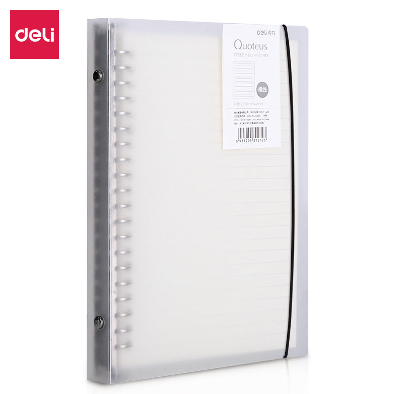 Caderno de folhas soltas Deli HA560 (linha horizontal)