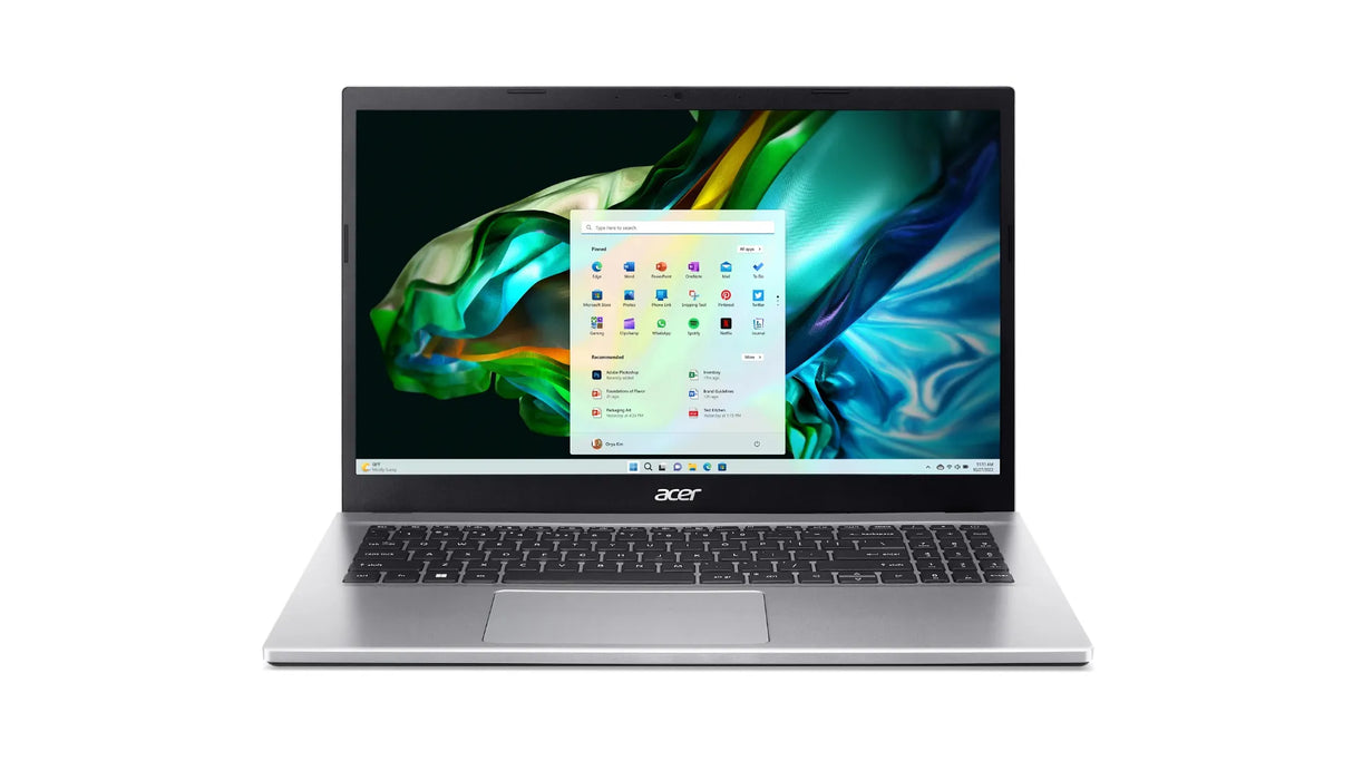 ACER COMP.PORT R5/8G/512G -A315-44P - Processador: AMD Ryzen 5 5500U - 2,10 GHz / RAM: 8 GB / Capacidade: 512 GB SSD / Placa Gráfica: AMD Radeon Graphics / Sistema Operativo: Windows 11 Home / Monitor: Ecrã FHD de 15,6 polegadas