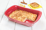 PYREX TRAVESSA RETÂNGULAR VERMELHA 33x23/ 41litr - SU33RR5/7244