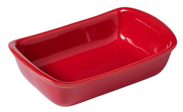 PYREX TRAVESSA RETÂNGULAR VERMELHA 26x18 / 25 lit - SU26RR5/7246