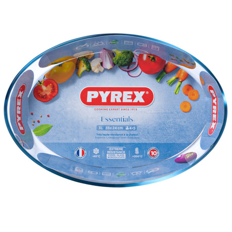 PYREX TIGELA DE VIDRO OVAL 35x24 - 346B000/7046