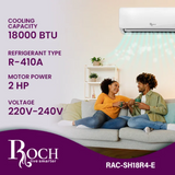 ROCH Ar Condicionado Split 18000 BTU R410A