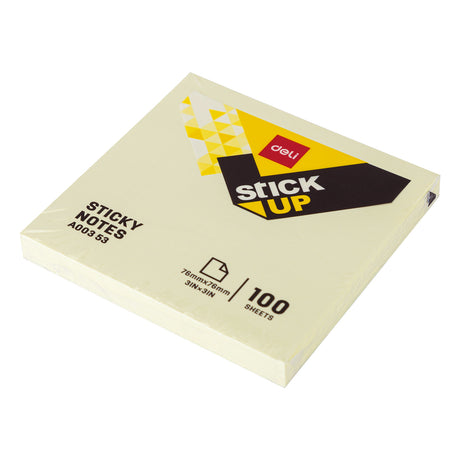 Sticky/Bloco de notas Deli EA00353 Nota-3*3 (amarelo)  12pic/caixa