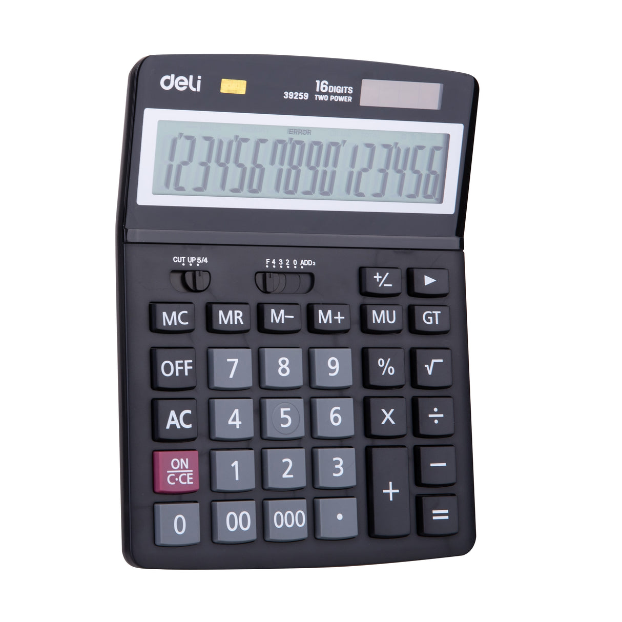 Calculadora de mesa Deli E39259 (preta)