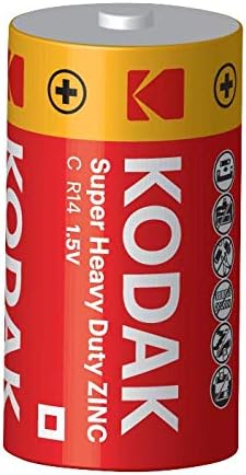 Kodak ZINC extra heavy duty C battery (2 pack)