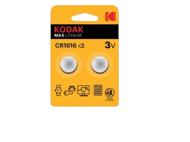 Kodak ULTRA lithium CR1616 battery (2 pack)