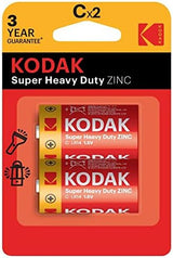 Kodak ZINC extra heavy duty C battery (2 pack)