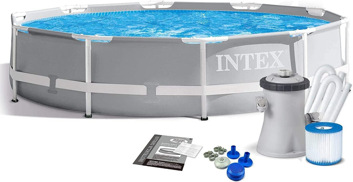 Estrutura Prisma Intex Acima do Solo Piscina Redonda Com Filtro 305cmx76cm - 26702