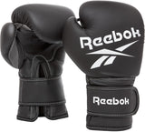 CONJUNTO DE SACO DE PANCADAS E LUVAS DE BOXE REEBOK 3FT - PRETO