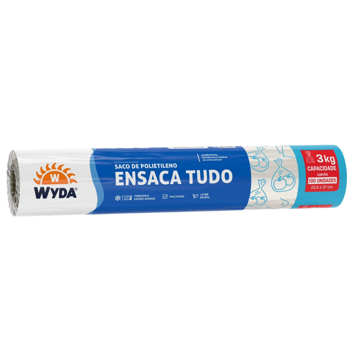 Bolsa Ensaca Tudo de Polietileno 3kg WYDA