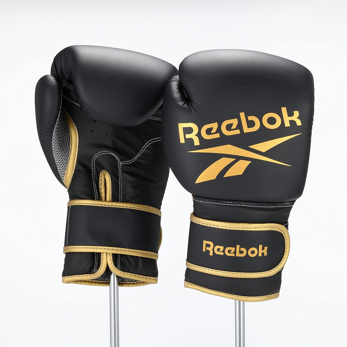 VAREJO LUVAS DE BOXE REEBOK - GOLD/PRETO - 10OZ