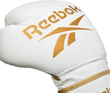 VAREJO LUVAS DE BOXE REEBOK - GOLD/BRANCO - 10OZ