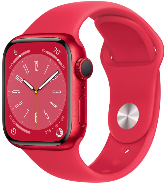 APPLE APPLE WATCH SERIES 8 GPS 41MM (PRODUCT)RED ALUMINIUM CASE MNP73