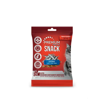 VET HAPPYONE GATO SNACK SARDINHA 50G 1 UN