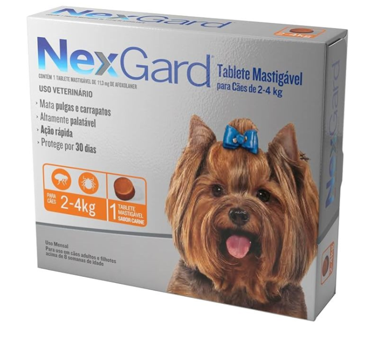 VET NEXGARD CAO S 2-4 KG 1 COMP MAST 0,5G