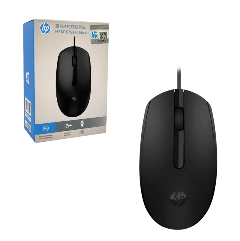 MOUSE WIRED USB HP M10 (6CB80PA)