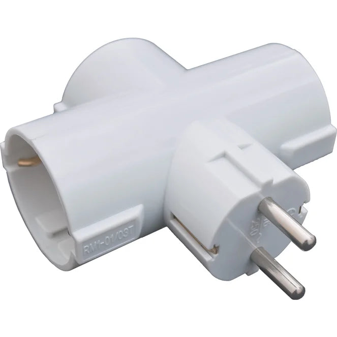 ADAPTADOR 2 TOMADAS 250V 16A 3500W CLEA