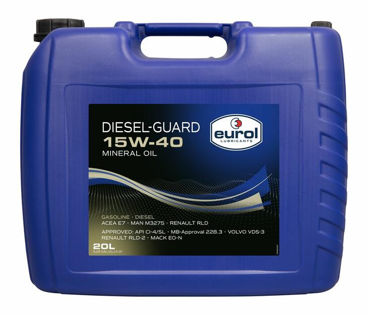 OLEO DO MOTOR 15W40 EUROL DIESEL-GUARD PLUS E100042 20L