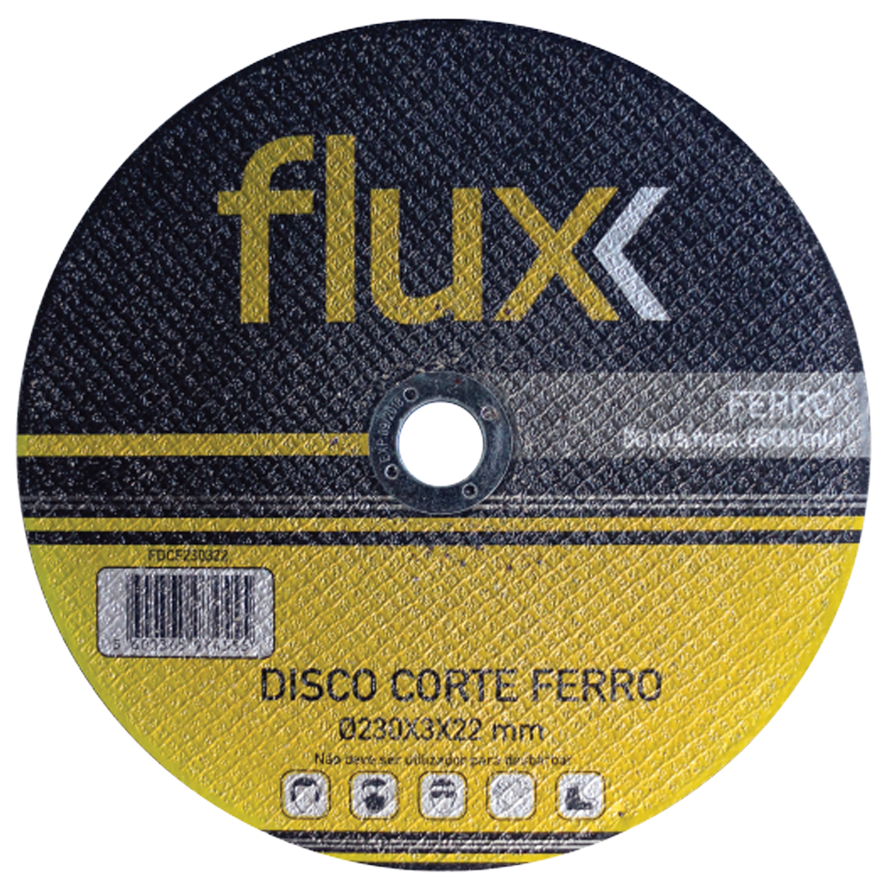 DISCO CORTE FERRO 115x2x22mm FLUX