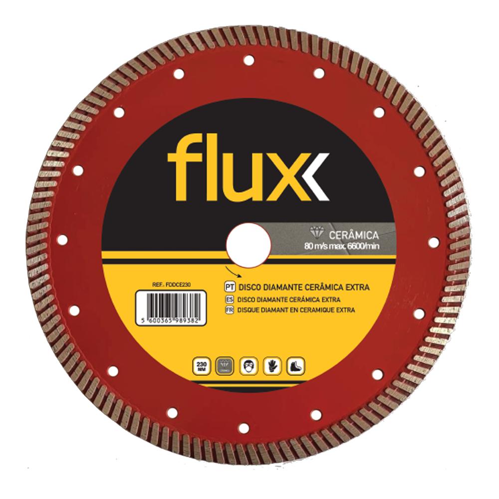 DISCO DIAMANTE CERAMICA EXTRA 115MM FLUX