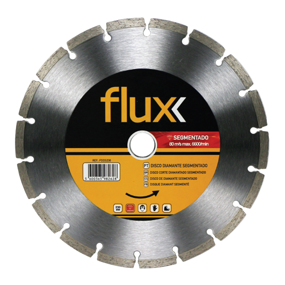 DISCO DIAMANTE SEGMENTADO 115MM FLUX