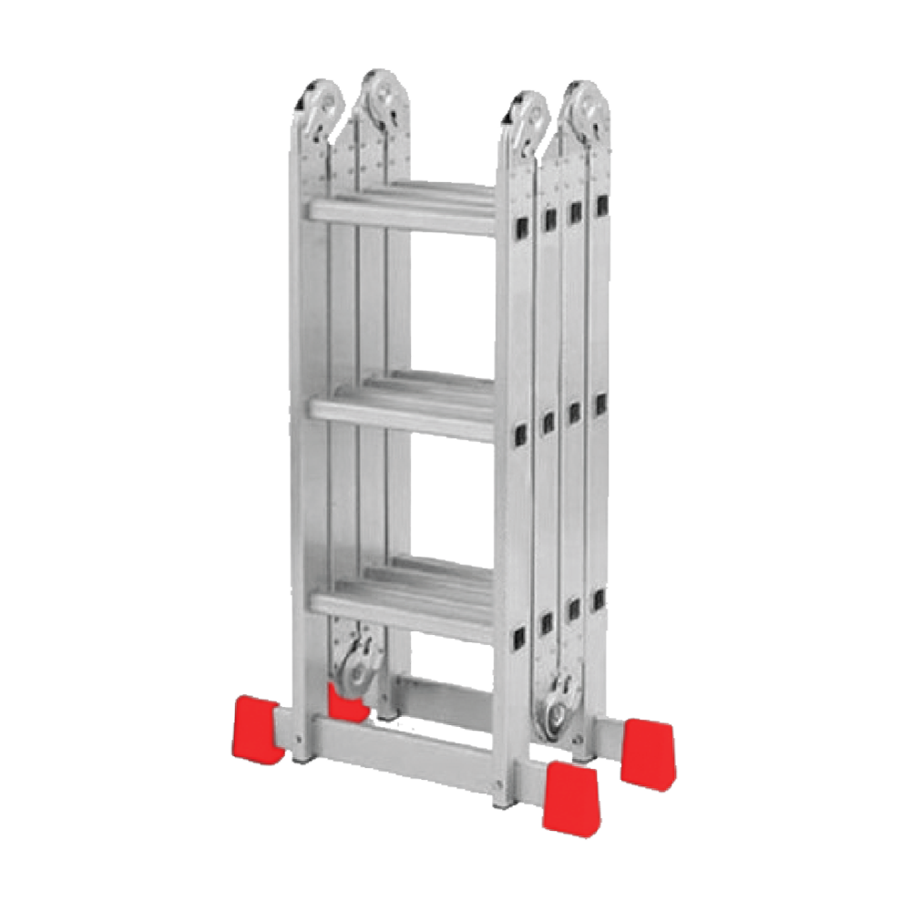 ESCADA ALUMINIO MULTIUSO 3,25MT 4X3 DEGRAUS FLUX