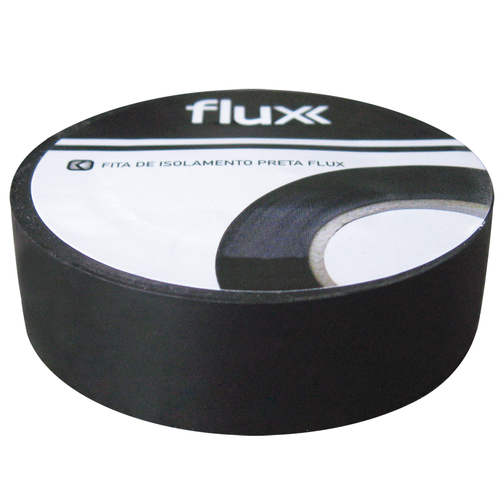 FITA ISOLADORA PRETA 38MM 15MT FLUX