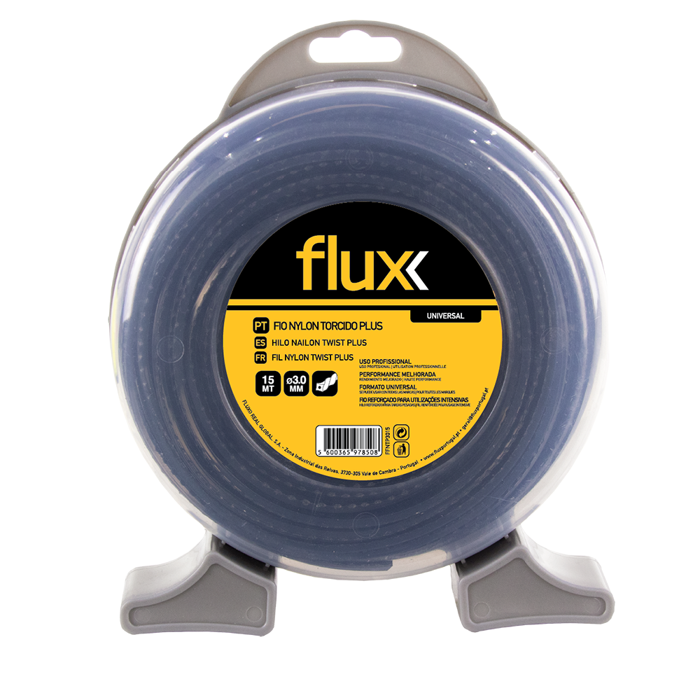 FIO NYLON TORCIDO PLUS 2,4MM 15MT FLUX