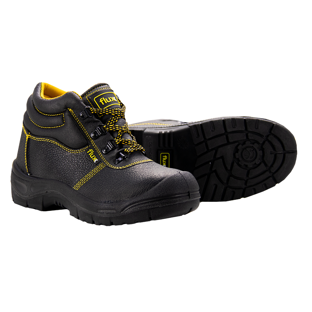 BOTA BIQUEIRA DE AÇO EM PELE KAMET S1P Nº 38 FLUX