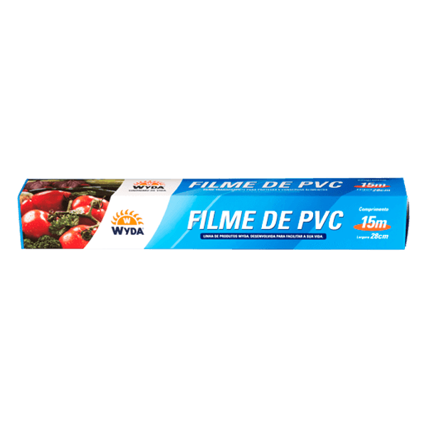 Papel Filme PVC - Doméstico 15m WYDA