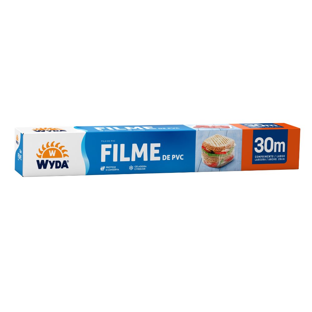 Papel Filme PVC - Doméstico 30m WYDA