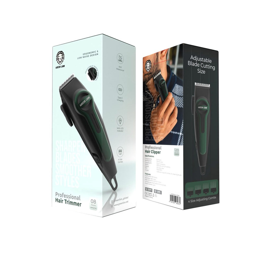 MÁQUINA DE CORTAR CABELO PROFISSIONAL GREEN LION