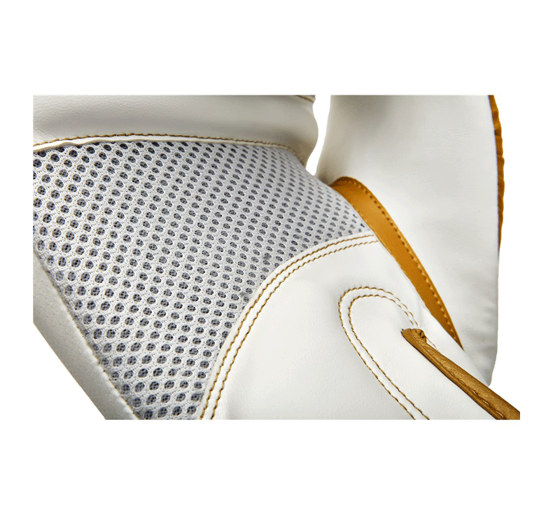 VAREJO LUVAS DE BOXE REEBOK - GOLD/BRANCO - 12OZ