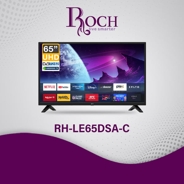 Smart TV ROCH de 65" + Android (RH-LE65DSA-C)