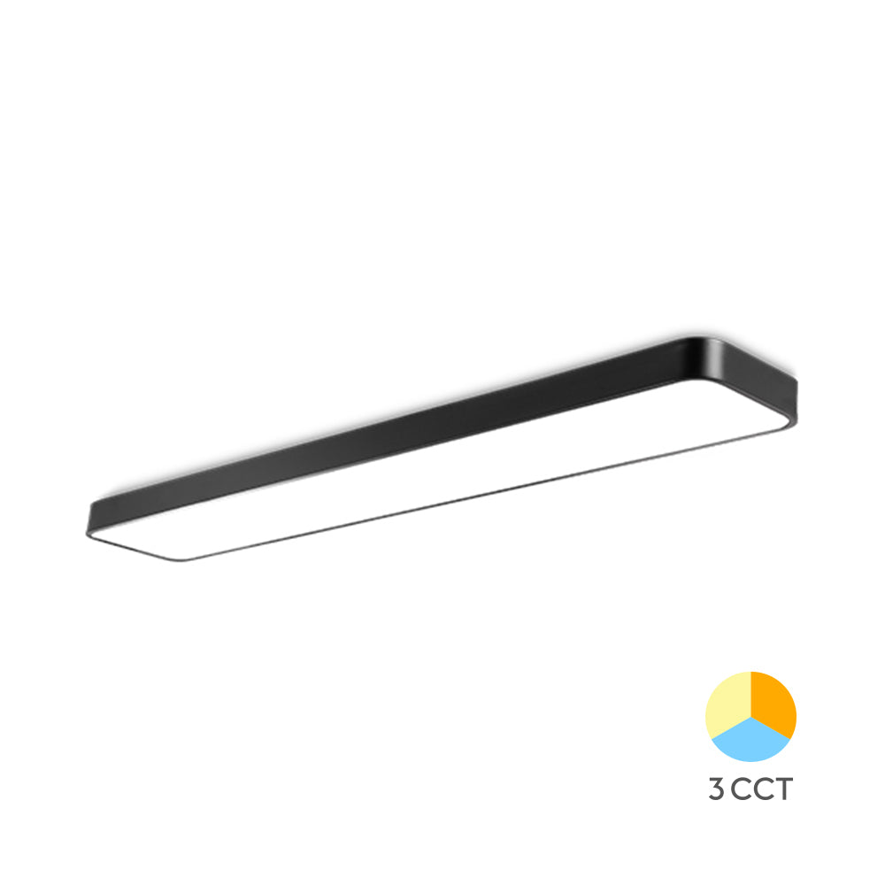 BRAYTRON - BLADE - LN - RCT - BLC - 45W 3 EM 1 - CEILING LIGHT 3 EM 1 (3000K, 4000K, 6500K)