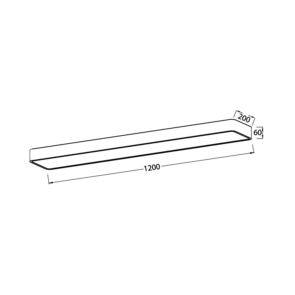 BRAYTRON - BLADE - LN - RCT - BLC - 45W 3 EM 1 - CEILING LIGHT 3 EM 1 (3000K, 4000K, 6500K)