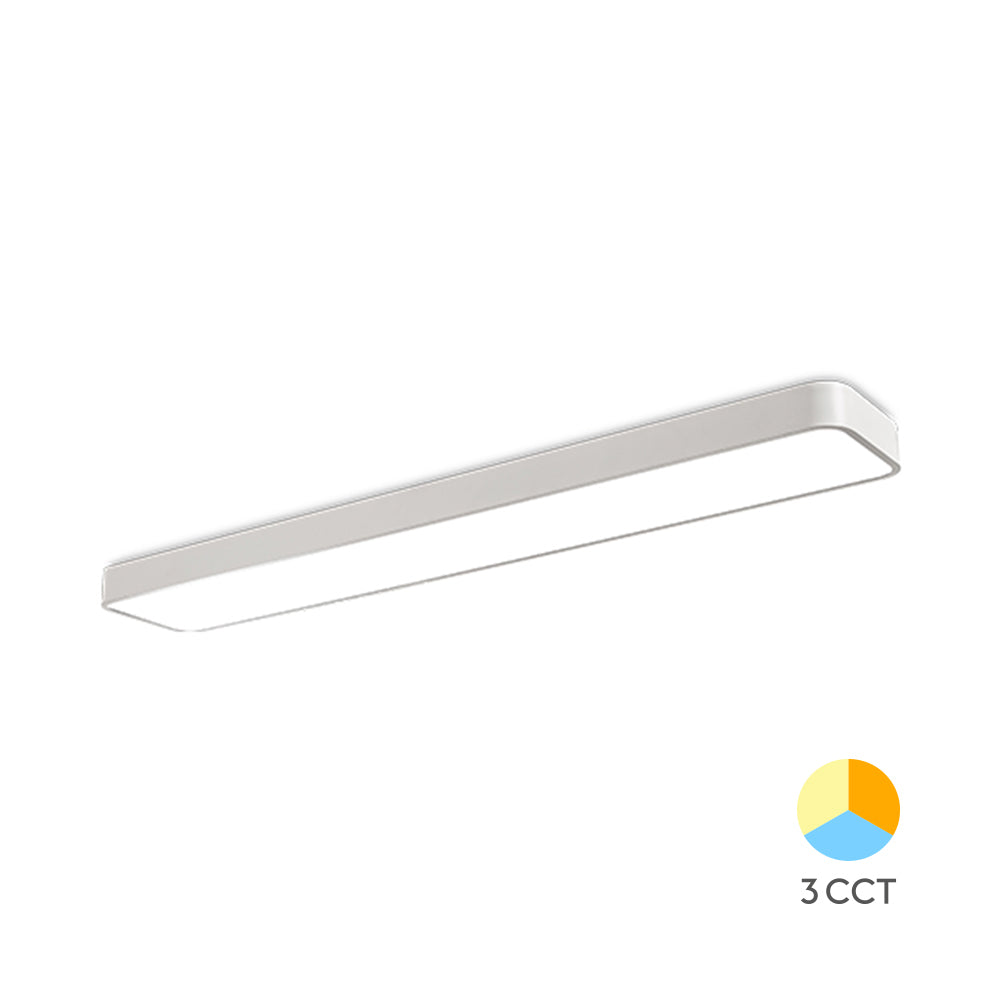 BRAYTRON - BLADE - LN - RCT - WHT - 45W 3 EM 1 - CEILING LIGHT 3 EM 1 (3000K 4000K 6500K)