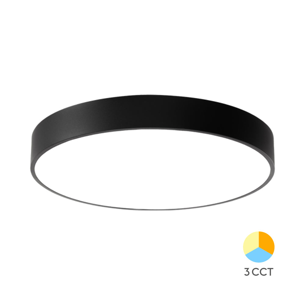 BRAYTRON - BLADE - SR - RND - BLC - 36W 3 EM 1 - CEILING LIGHT 3 EM 1 (3000K, 4000K, 6500K)