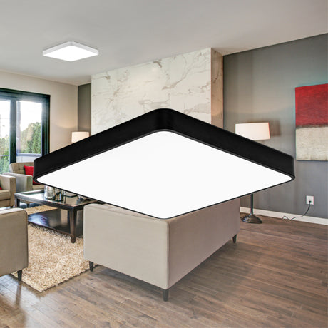 BRAYTRON - BLADE - SS - SQR - BLC - 36W 3 EM 1 - CEILING LIGHT 3 EM 1 (3000K, 4000K, 6500K)